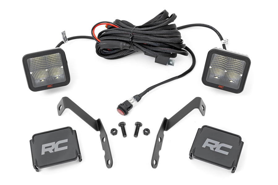 Kit de Luces LED | Ditch | 2" Spectrum Pair | Spot | Chevy 1500 & Chevy/GMC 2500HD/3500HD (07-14)