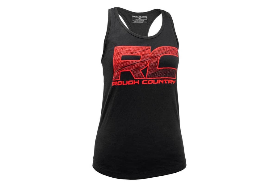 Camiseta sin Mangas Rough Country | Corte para Mujer | Negro | SM