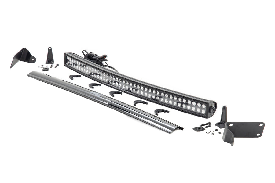 Kit de Luces LED | Montaje de Defensa | 40" Negro Dual Row | Ram 2500/3500 4WD (11-18)