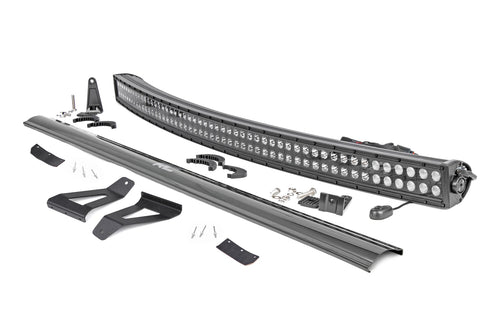 Kit de Luces LED | Montaje en Parabrisas | 50" BLK Dual Row | Jeep Cherokee XJ (84-01)