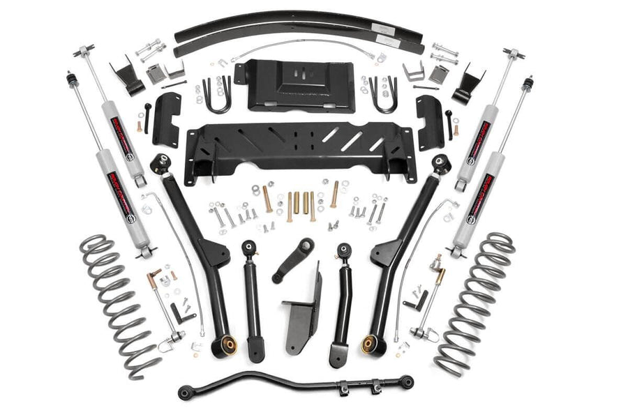 Kit de Elevación de 4.5 Pulgadas | Brazo Largo | RR AAL | NP231 | Jeep Cherokee XJ 4WD (84-01)
