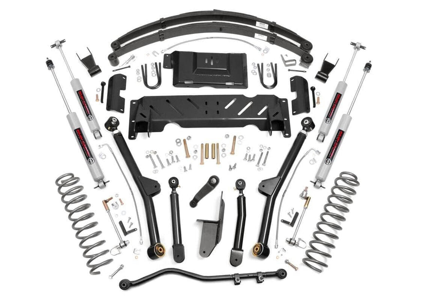 Kit de Elevación de 6.5 Pulgadas | Brazo Largo | NP242 | Jeep Cherokee XJ 4WD (1984-2001)