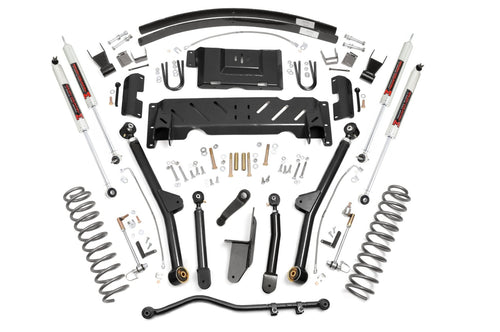 Kit de Elevación de 4.5 Pulgadas | Brazo Largo | AAL | NP242 | Jeep Cherokee XJ 4WD (84-01)