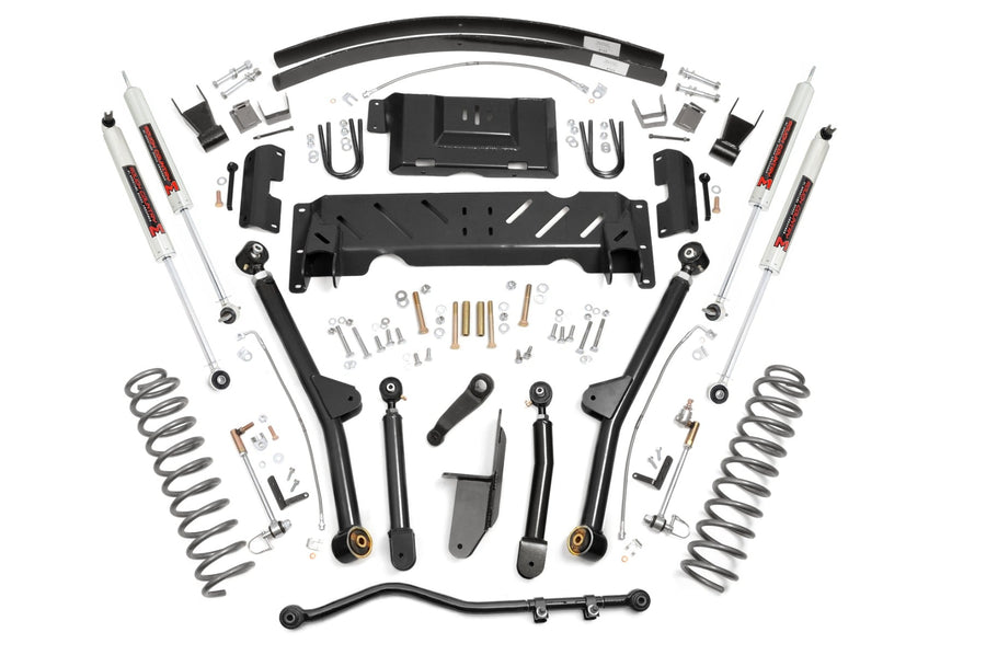Kit de Elevación de 4.5 Pulgadas | Brazo Largo | AAL | NP242 | Jeep Cherokee XJ 4WD (84-01)