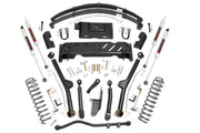 Kit de Elevación de 4.5 Pulgadas | Brazo Largo | RR Leafs | NP242 | Jeep Cherokee XJ (84-01)