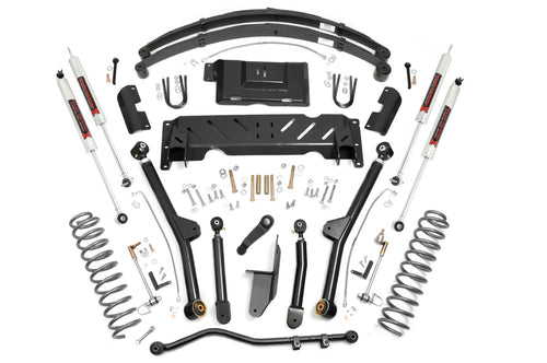 Kit de Elevación de 4.5 Pulgadas | Brazo Largo | RR Leafs | NP242 | Jeep Cherokee XJ (84-01)
