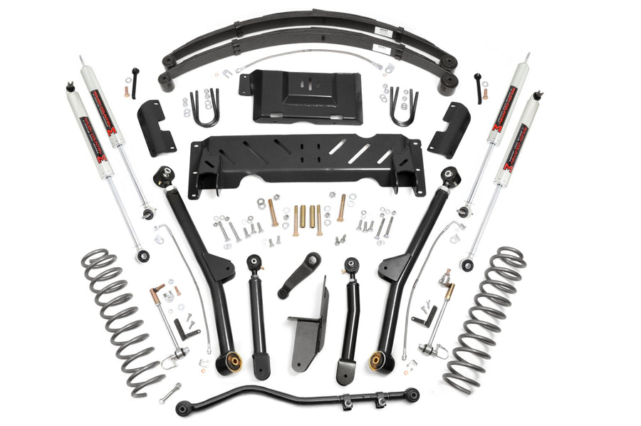 Kit de Elevación de 4.5 Pulgadas | Brazo Largo | RR Leafs | NP242 | Jeep Cherokee XJ (84-01)