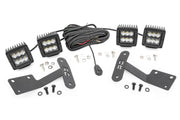 Kit de Luces LED | Montaje tipo Ditch | Dual 2" Negro Pairs | Spot | Toyota Tundra (14-21)